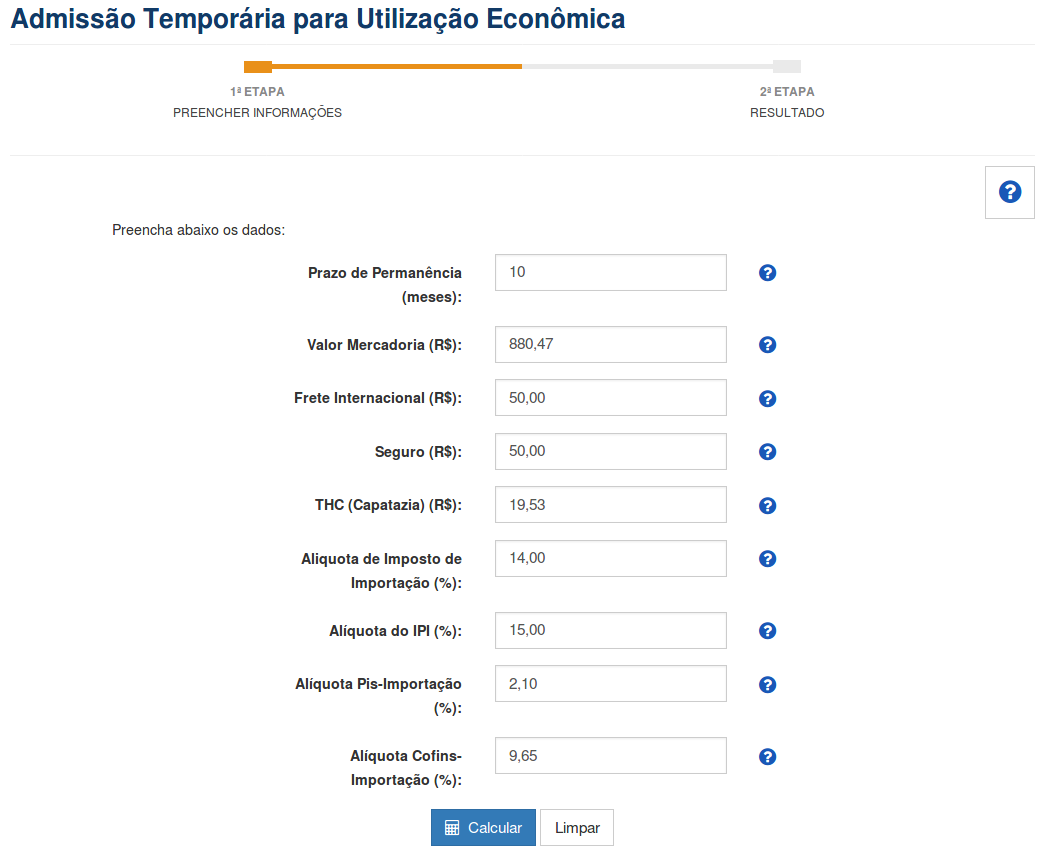 Importao - Admisso Temporria - Parte 1