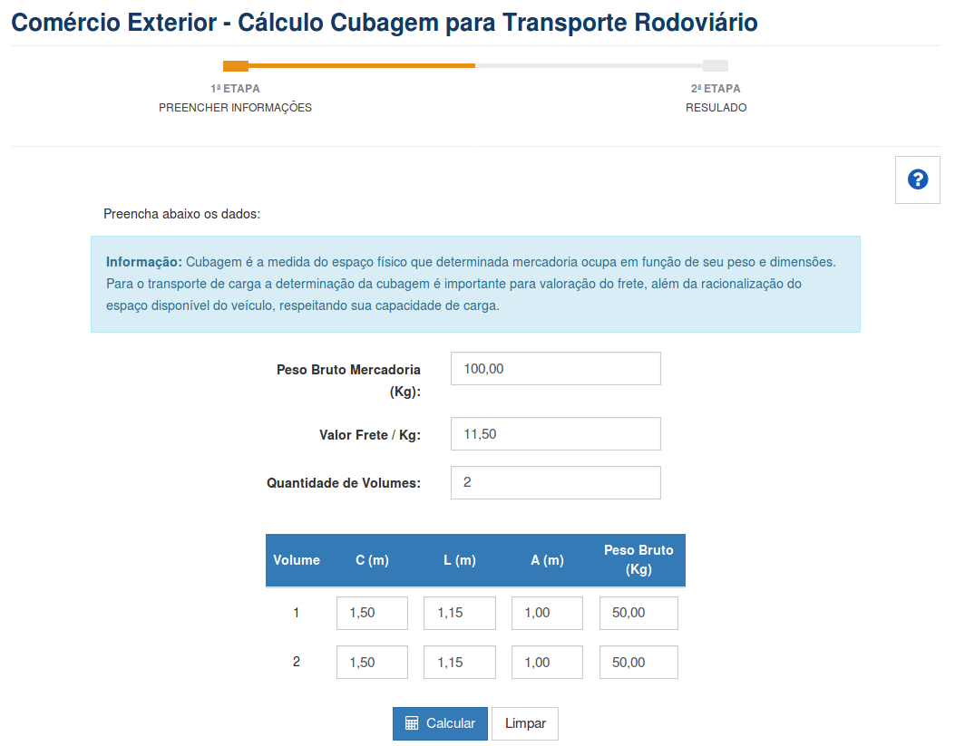 Clculo Cubagem Transporte Rodovirio - Parte 1