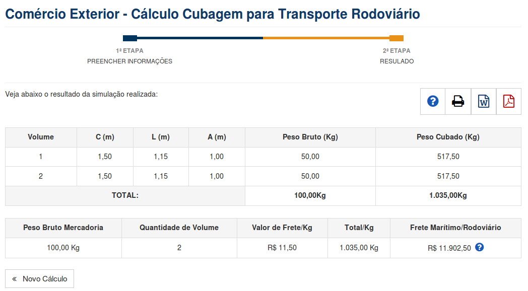 Clculo Cubagem Transporte Rodovirio - Parte 2