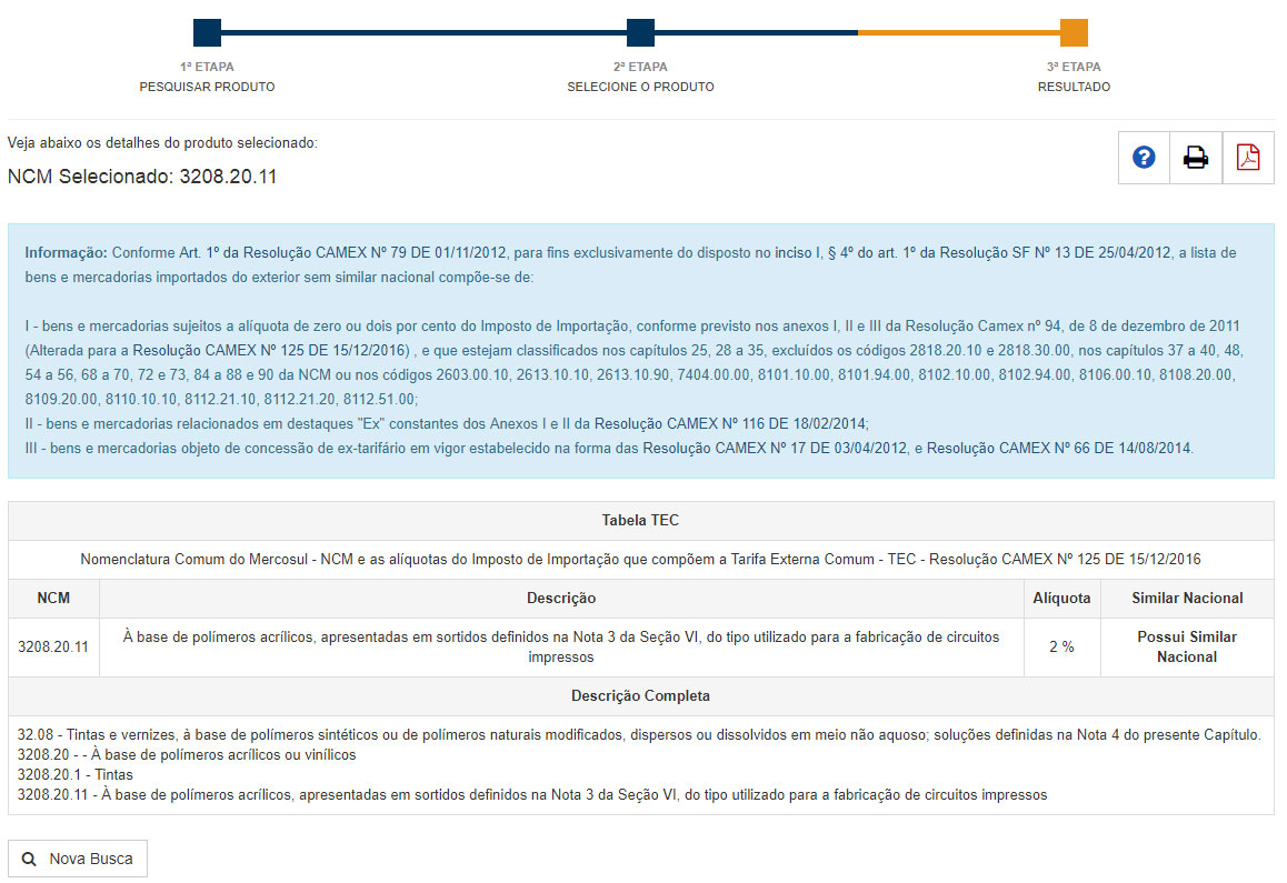 Produtos Sem Similar Nacional - Parte 3