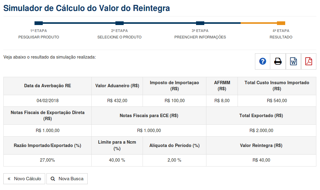 Reintegra - Parte 4