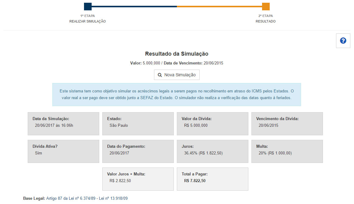 Recolhimento em atraso do ICMS parte 2