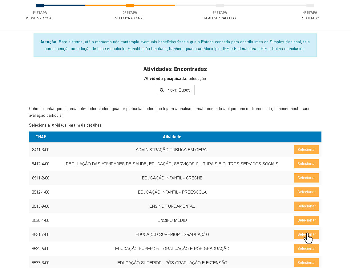 Simples Nacional - Simulador de Clculo parte 2