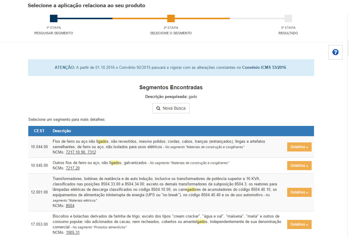 Cdigo Especificador de Substituio Tributria (CEST) parte 2