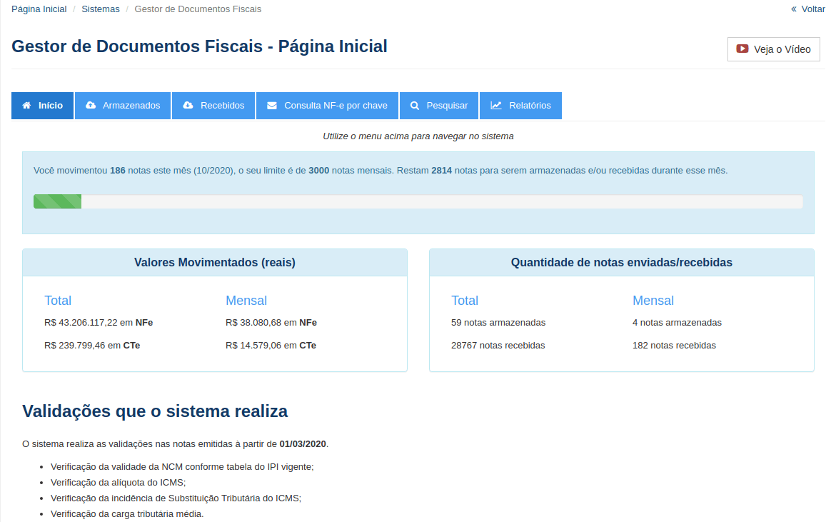 Gestor de documentos fiscais parte 1