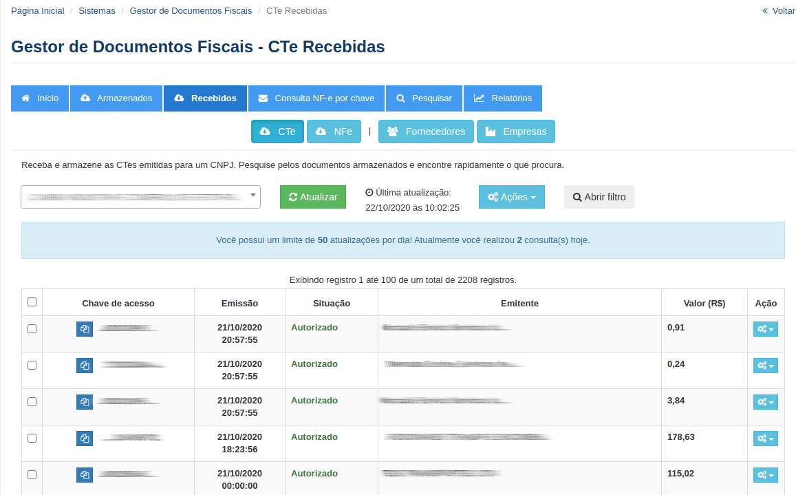 Gestor de documentos fiscais parte 4