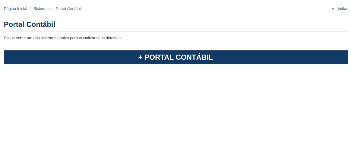 Portal Contábil - Confira todos os Sistemas: