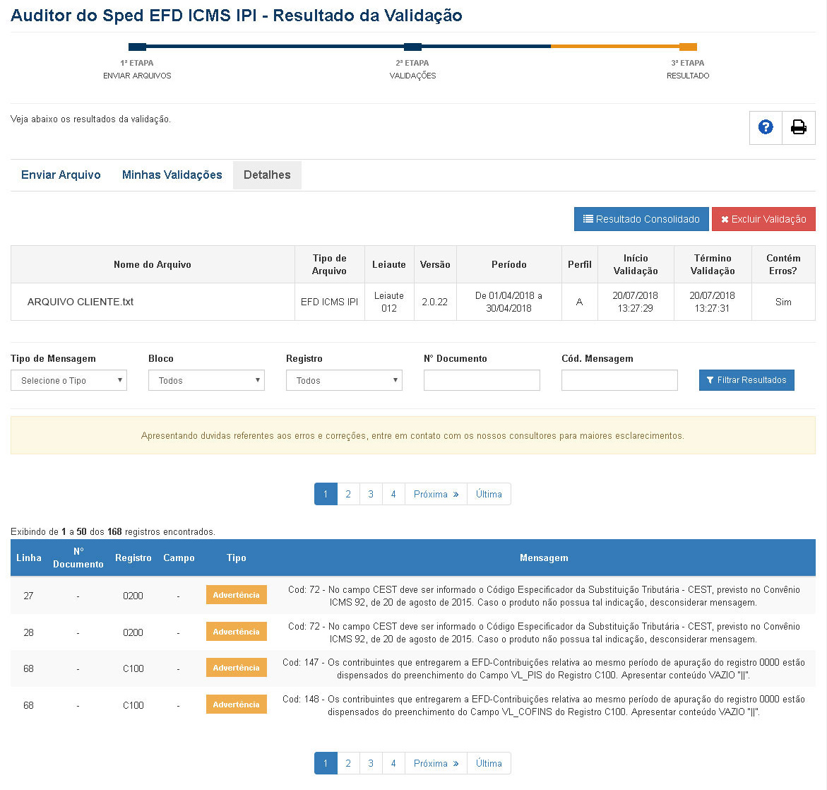 Simuladores Trabalhistas - Auditor do Sped EFD ICMS IPI