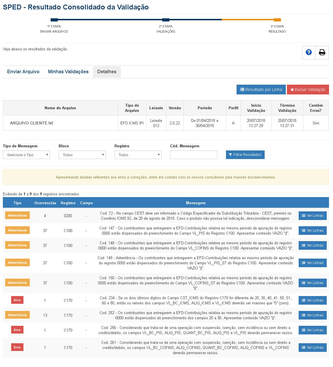 Simuladores Trabalhistas - Auditor do Sped EFD ICMS IPI