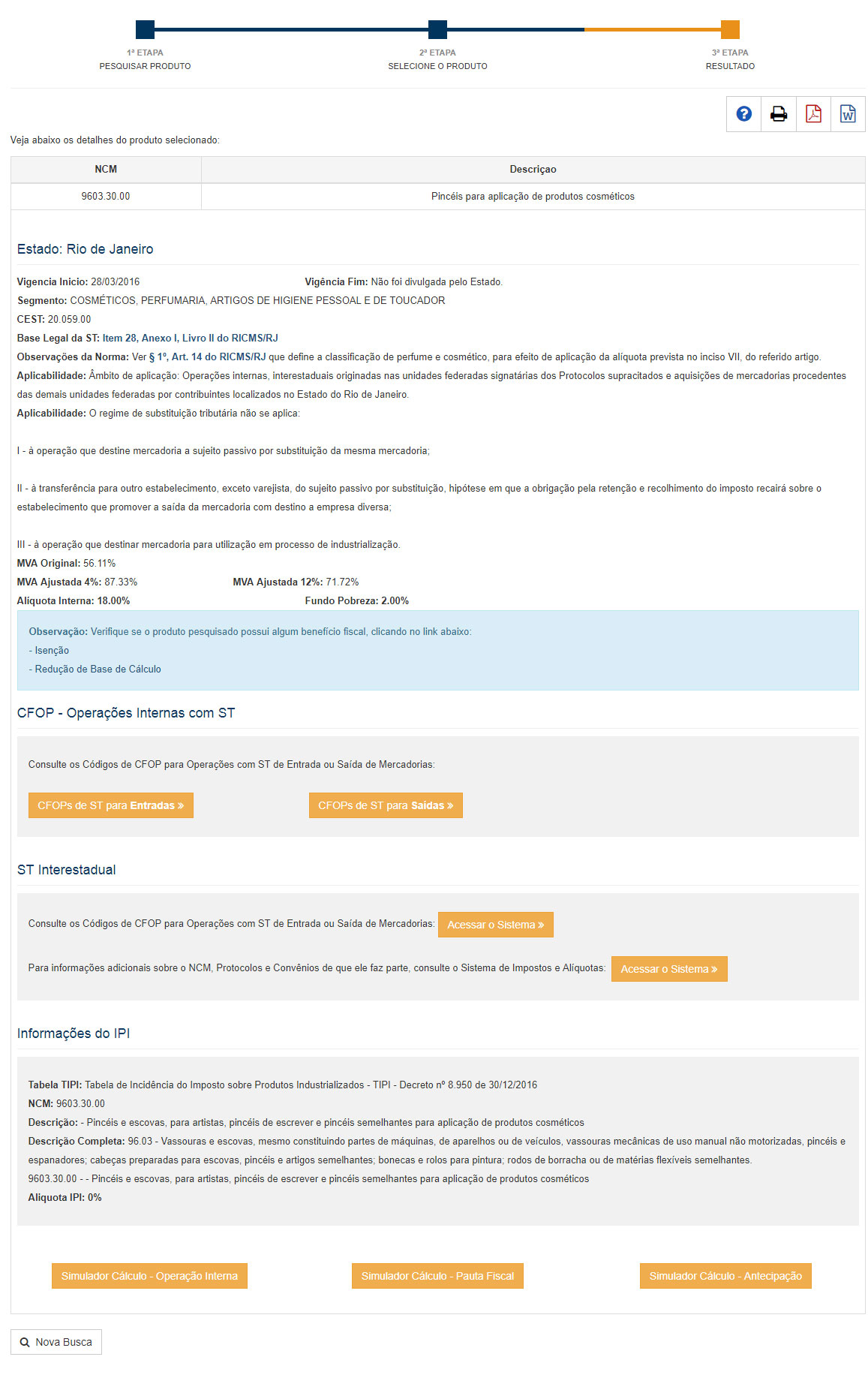 ST - Consulta operao interna parte 3
