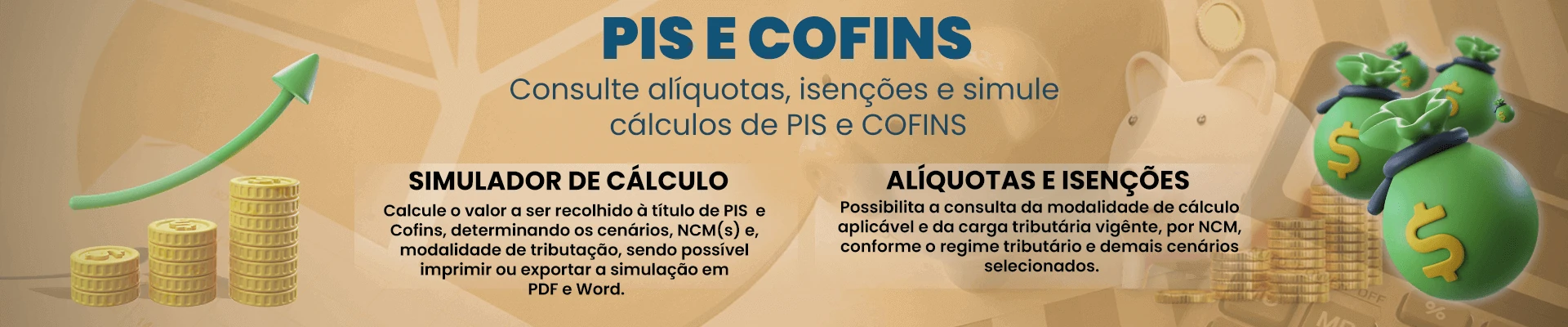 Alíquotas de PIS e COFINS